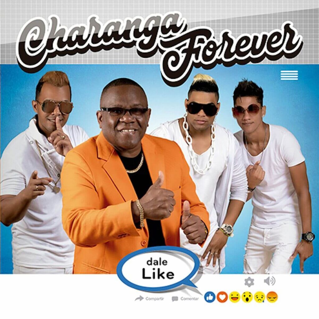 Album cover for "Te Coge el Charanguero" by Charanga Forever — available as Sheet Music & MIDI