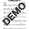 Paulo FG – Confío en Ti – First Page of Sheet Music Preview (PDF) – Includes charts for Trumpets, Trombones, Saxophone, Piano and Bass