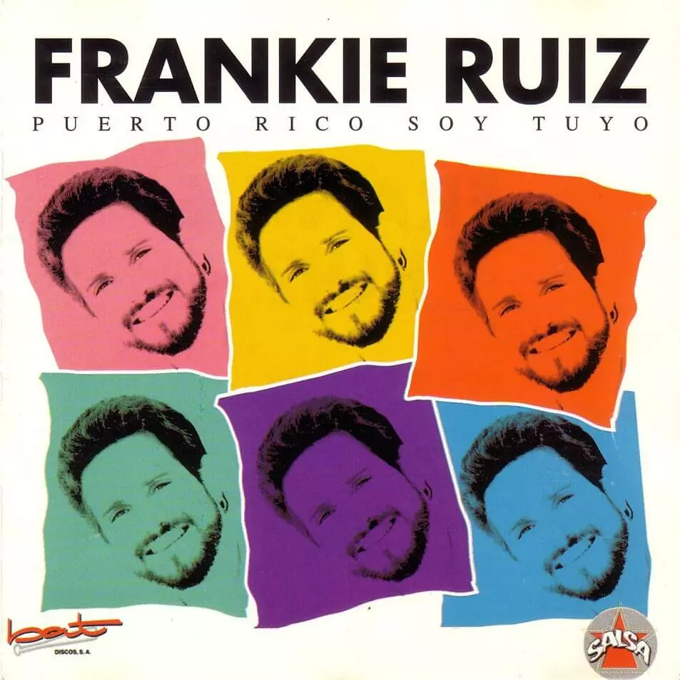 Album cover for "Viajera" by Frankie Ruiz — available as Sheet Music & MIDI