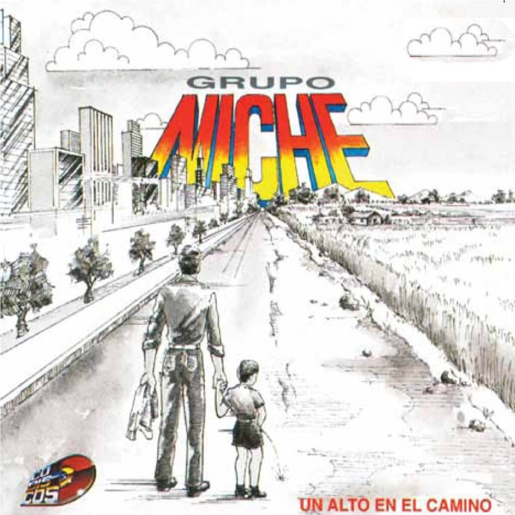 Album cover for "Un Alto en el Camino" by Grupo Niche — available as Sheet Music & MIDI