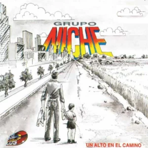 Album cover for "Un Alto en el Camino" by Grupo Niche — available as Sheet Music & MIDI