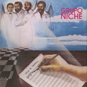 Album cover for "Cali Ají" by Grupo Niche — available as Sheet Music & MIDI