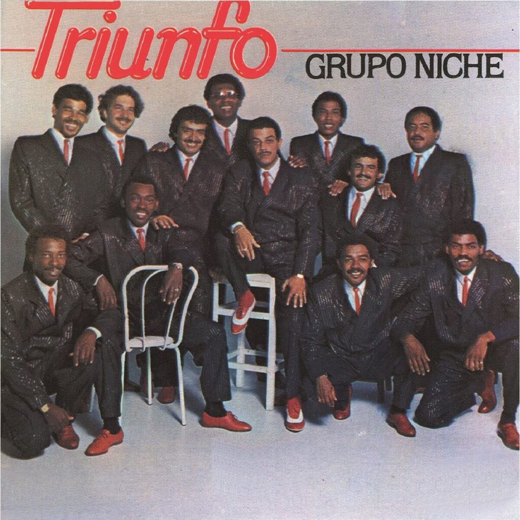 Album cover for "Del Puente Para Allá" by Grupo Niche — available as Sheet Music & MIDI