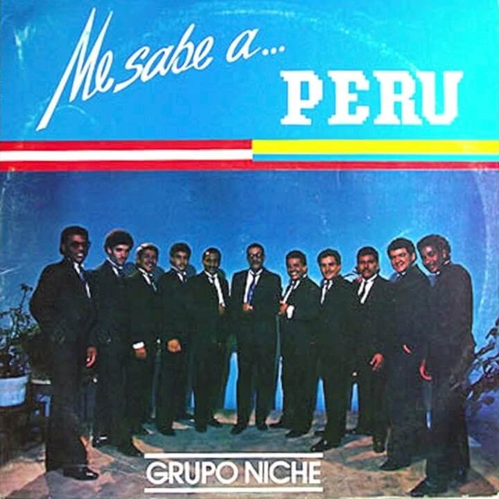Album cover for "Me Sabe a Peru" by Grupo Niche — available as Sheet Music & MIDI
