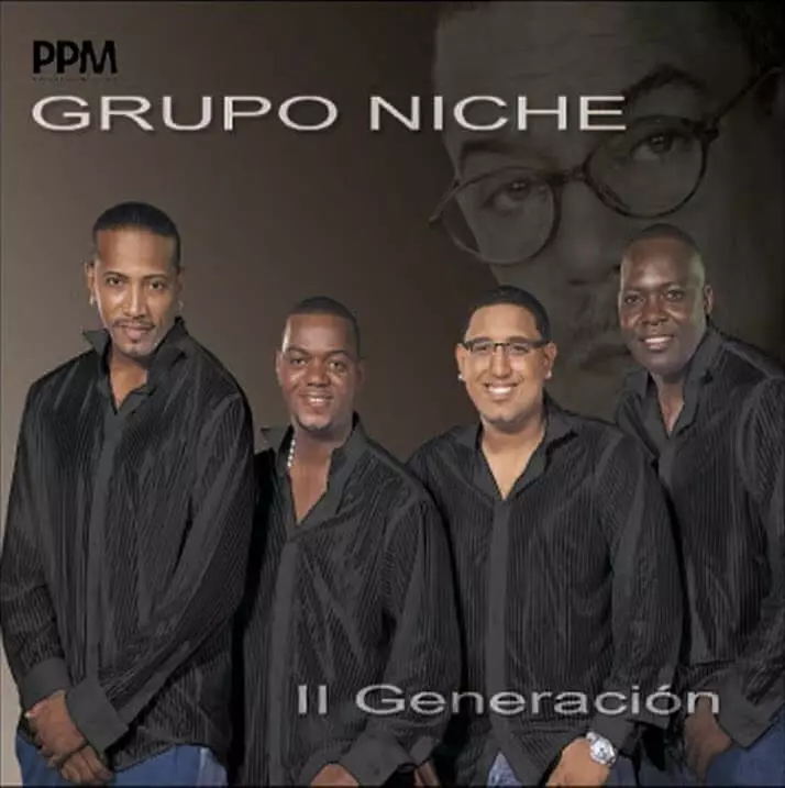 Album cover for "Un Día Después" by Grupo Niche — available as Sheet Music & MIDI