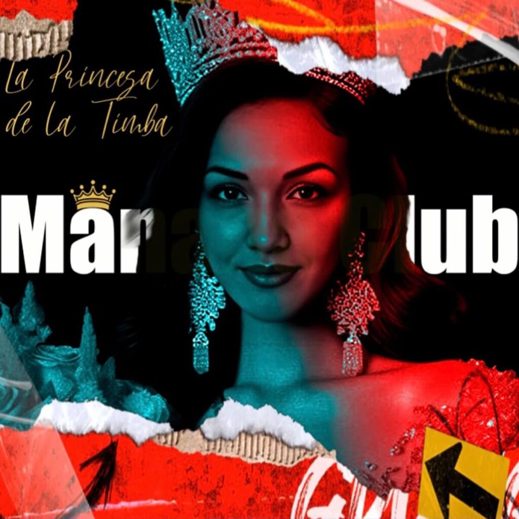 Album cover for "La Princesa de la Timba" by Manana Club — available as Sheet Music & MIDI