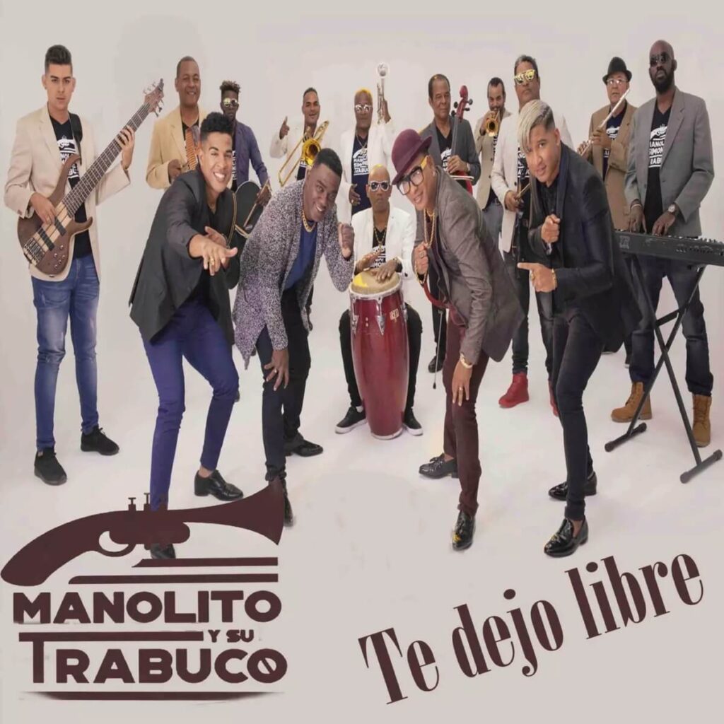Album cover for "Te Dejo Libre" by Manolito y su Trabuco — available as Sheet Music & MIDI