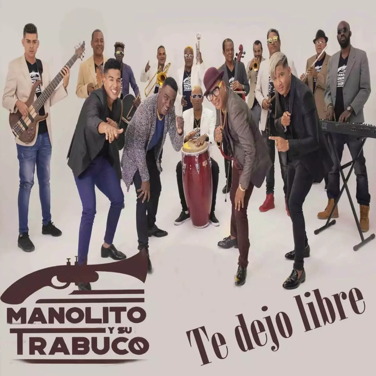 Album cover for "Te Dejo Libre" by Manolito y su Trabuco — available as Sheet Music & MIDI