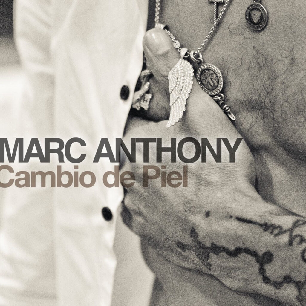 Album cover for "Cambio de Piel" by Marc Anthony — available as Sheet Music & MIDI