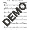 Paulo FG – No Te Lo Creas – Sheet Music Demo Page 2 (PDF) – Includes charts for Trumpets, Trombones, Saxophone, Piano and Bass