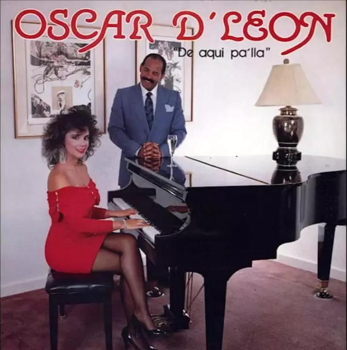 Album cover for "Comuniquémonos" by Oscar D' León — available as Sheet Music & MIDI