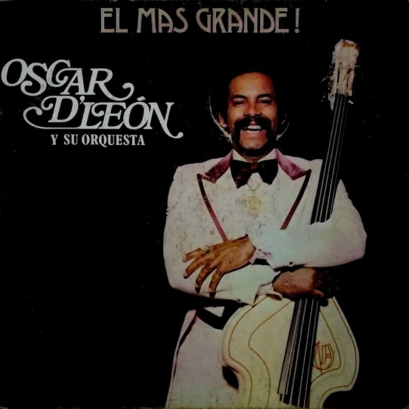 Album cover for "Mi Bajo y Yo" by Oscar D' León — available as Sheet Music & MIDI