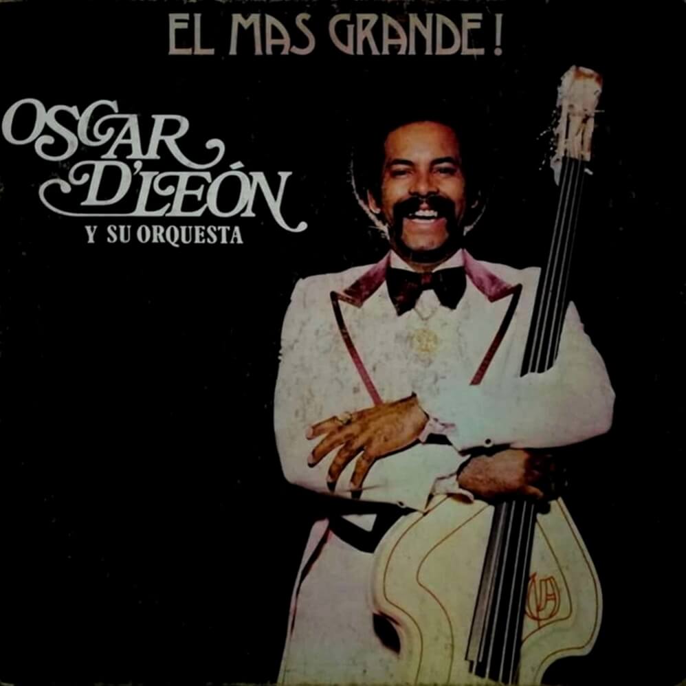 Album cover for "Mi Bajo y Yo" by Oscar D' León — available as Sheet Music & MIDI