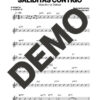 Manolito y su Trabuco – Saliditas Contigo – Sheet Music Demo Page 2 (PDF) – Includes charts for Trumpets, Trombones, Saxophone, Piano and Bass