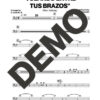 Marc Anthony – Volando Entre Tus Brazos – Sheet Music Demo Page 1 (PDF) – Includes charts for Trumpets, Trombones, Saxophone, Piano and Bass