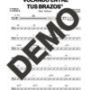 Marc Anthony – Volando Entre Tus Brazos – Sheet Music Demo Page 3 (PDF) – Includes charts for Trumpets, Trombones, Saxophone, Piano and Bass