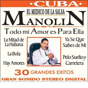 Album cover for "La Bola" by Manolín El Médico de la Salsa — available as Sheet Music & MIDI