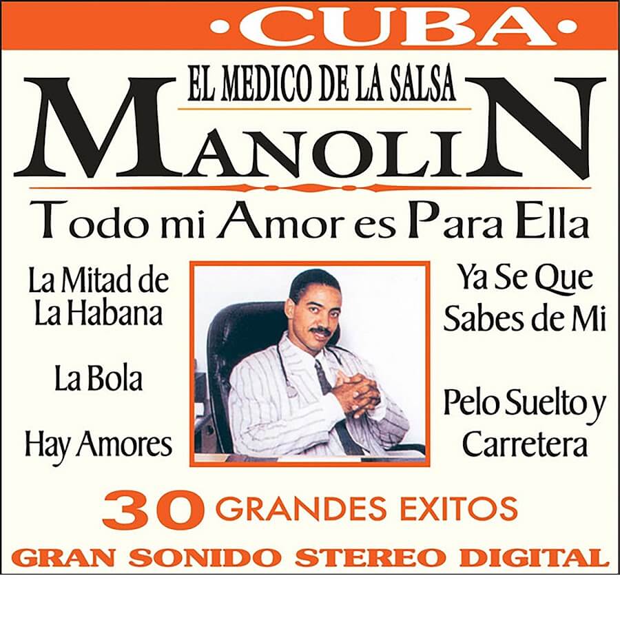 Album cover for "La Bola" by Manolín El Médico de la Salsa — available as Sheet Music & MIDI