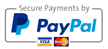Secure payments processed by PayPal