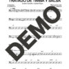 Azúcar Negra – Tratado de Timba y Salsa – Sheet Music Demo Page 5 (PDF) – Includes charts for Trumpets, Trombones, Saxophone, Piano and Bass