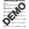 Manolito y su Trabuco – Amistad Es Una Calle – First Page of Sheet Music Preview (PDF) – Includes charts for Trumpets, Trombones, Saxophone, Piano and Bass