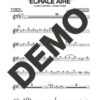 Azúcar Negra – Échale Aire – Sheet Music Demo Page 1 (PDF) – Includes charts for Trumpets, Trombones, Saxophone, Piano and Bass