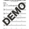 Los 4 | Alexander Abreu – Timba Con Reggaeton – Sheet Music Demo Page 2 (PDF) – Includes charts for Trumpets, Trombones, Saxophone, Piano and Bass
